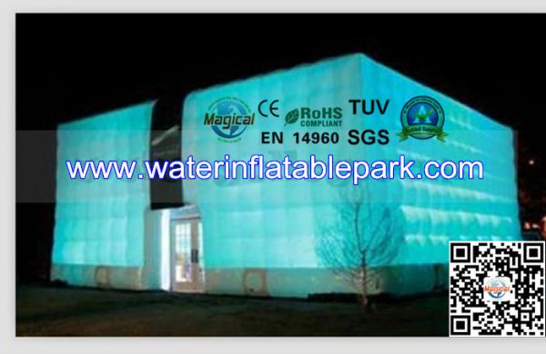 Waterproof Giant Inflatable Lighting Tent For Exhibition Show And Event