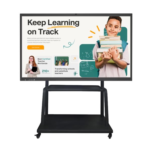 110" Smart Board Interactive Whiteboard 4K Touchscreen For Classrooms Commercial