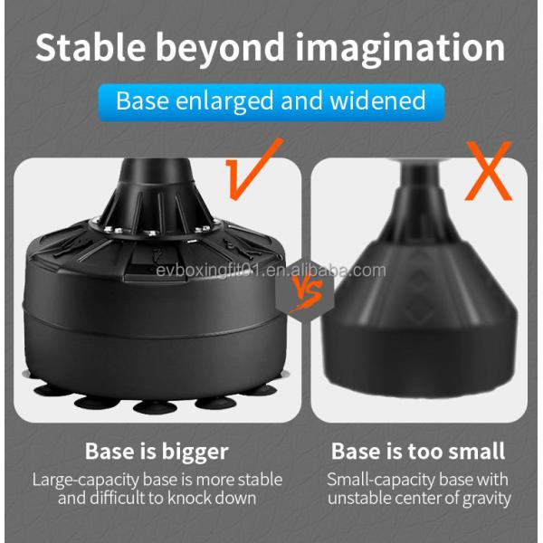 Empty Custom Boxing Bag Pro Fierce Reflex Boxing Bag Sand Filled Base Punching Bag