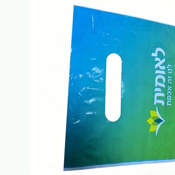 Waterproof Recyclable Plastic Bag Food Grade Die Cut Plastic Bags Tear Resistant