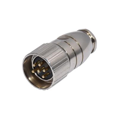 Conector reto masculino da tomada do sinal de M23 17 Pin Connector 623 para servo/codificador