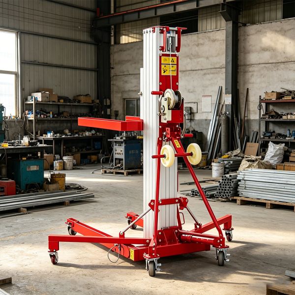 Portable Material Vertical Mast Boom Lift Order Picker Cherry Picker Heavy Duty