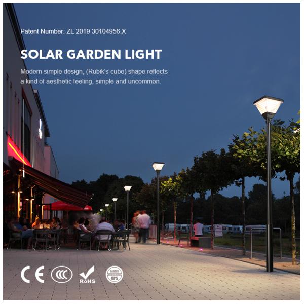 света приведенные сада заливки формы 3.2V 12000mAh алюминиевые солнечные для общин дворов