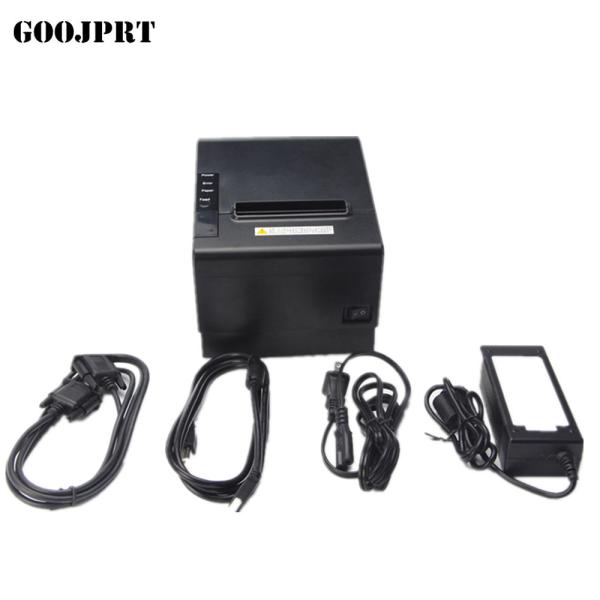 POS printer High quality 200mm/s 80mm thermal printer Kitchen printer Auto Cutter printer with USB+Serial / Lan /bluetoo