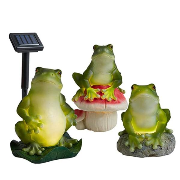 1.2 Volt 0.1w Frogs Animal Shaped Solar Garden Lights