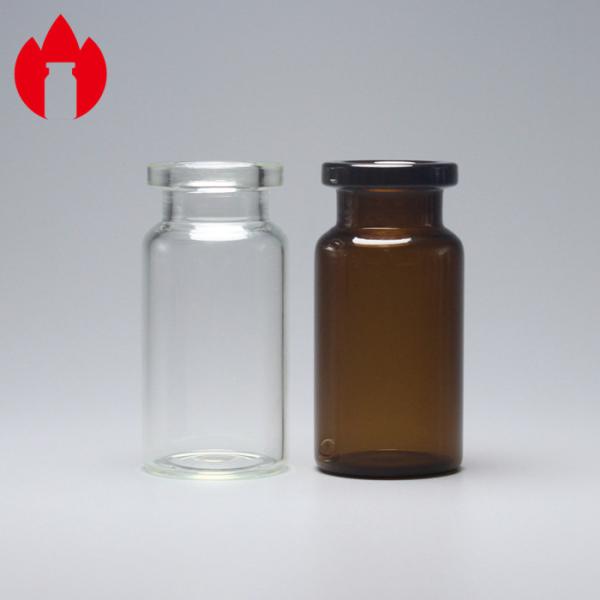 Стеклянная бутылка с лекарственными препаратами для сжатия шеи