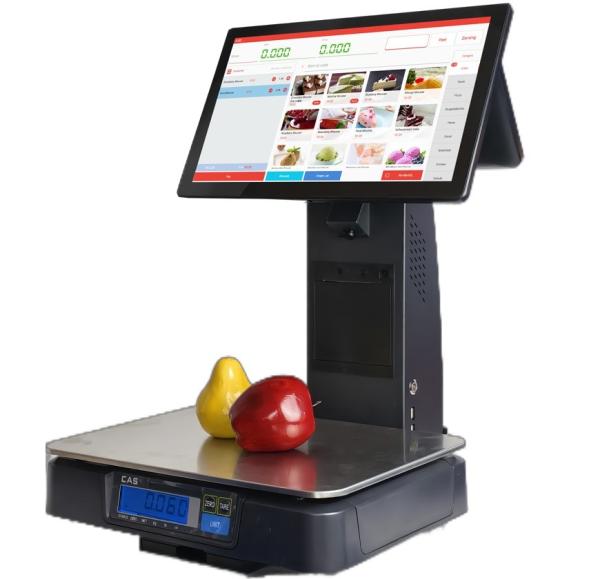 12.5'/15'/15.6' HD Ecrã Principal Supermercado Mercadaria Produtos do Mar e Snack Shop AI Escala
