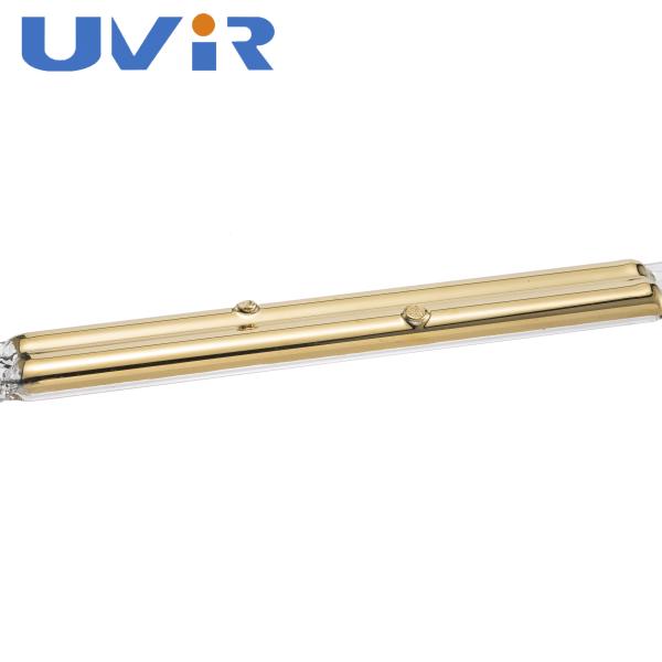 115V 600W Gold Twin Tube Infrared Heater for Paint Drying
