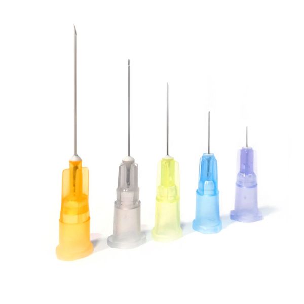 AILE Disposable Medical Needle 13-38mm Length 18G-30G Stainless Steel Hypodermic Needle for Sterile Injection