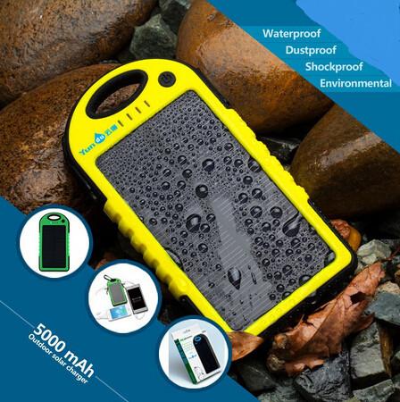 OEM/Manufacturer Portable Solar Charger 5000mAh for iPhone 5 5s