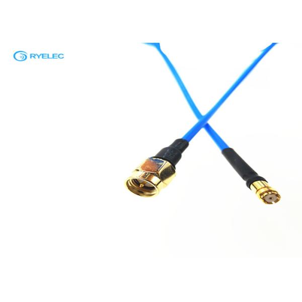 SMP To SMA Connector Semi Rigid Cable For Flexible RF Testing 50ohm AC60V