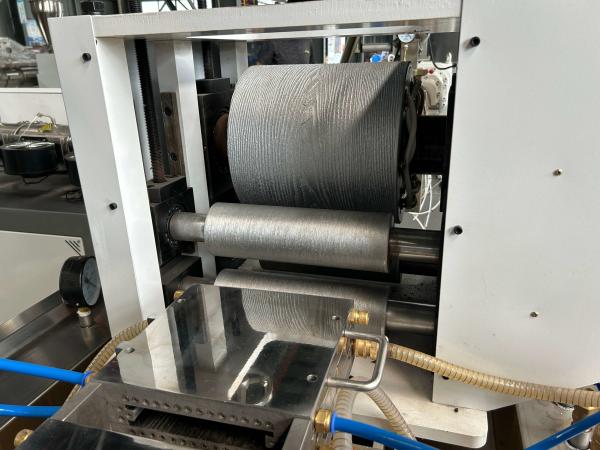 Co ligne d'extrusion Wpc extérieure avec gravure 3D