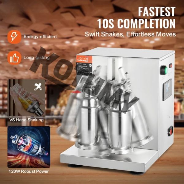 Double Head Milk Shake Mixer Machine Commercial Milk Tea Machine Food Processing Line