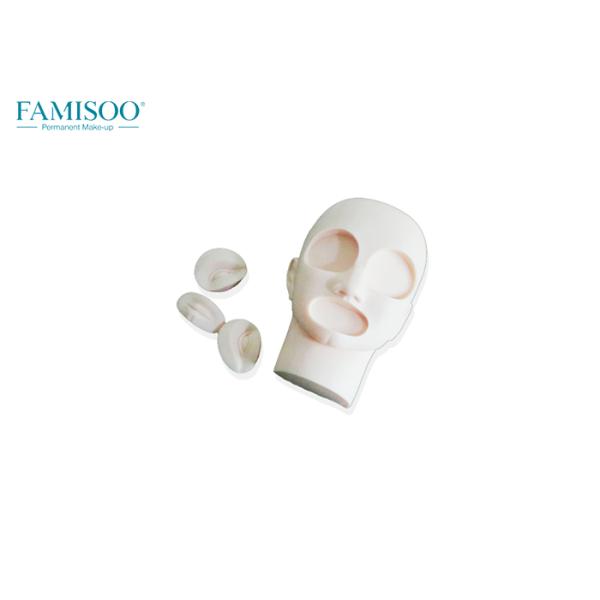 Цвет кожи 3Д демонтирует голову манекена макияжа для учить и тренировки