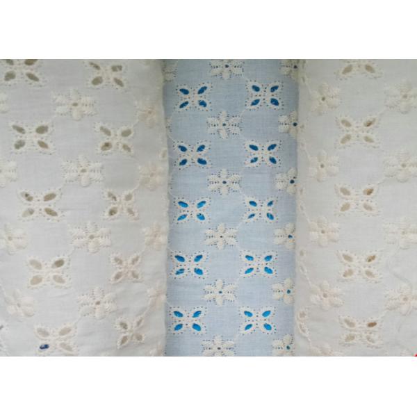 Ткань шнурка вязания крючком хлопка вышивки двором с отверстиями на одежда 130км