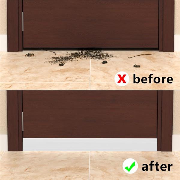 Door Draft Stopper Under Door Draft Blocker Insulator Door Sweep Weather Stripping