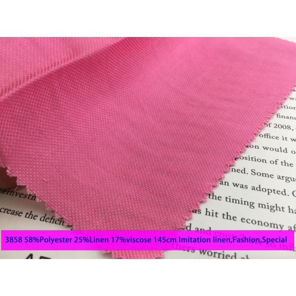 Ткань смеси 140gsm вискозы белья 17% 58% полиэстер 25% модная