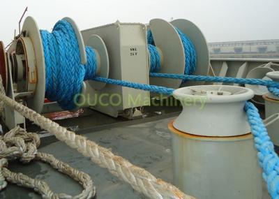 Customized Capacity Marine Deck Winches , Hydraulic Electric Boat Anchor Winch