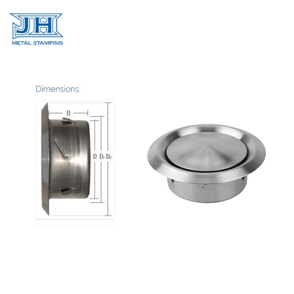 Silver Deep Drawn Metal Parts