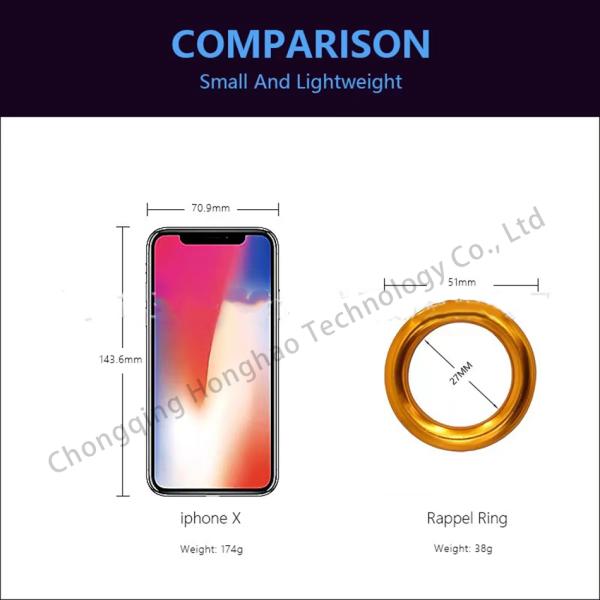 Small Round Ring Aluminum Alloy Aerial Yoga Hammock for Indoor and Outdoor Training