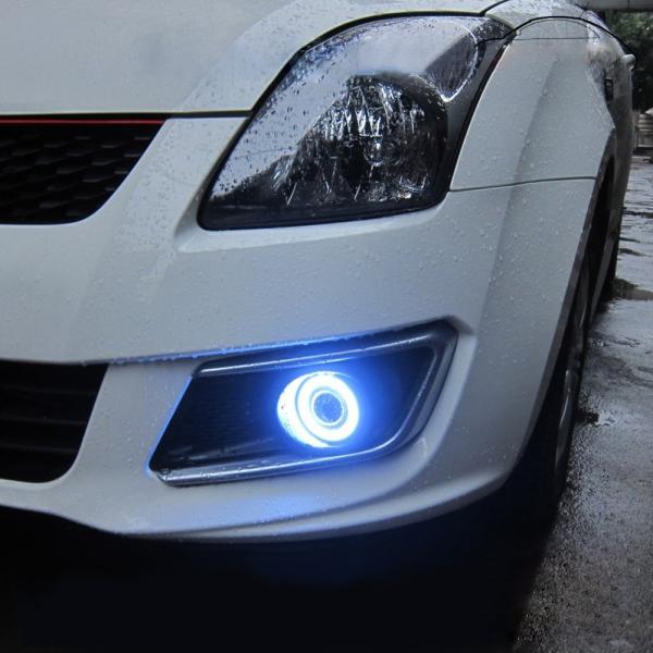 3.5 Inch Projector Led Fog Lights , Halo Angel Eye Rings Car Fog Lamps