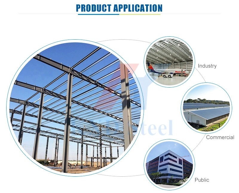Custom Prefabricated Steel Structure Warehouse Building Full-Service Design Fabrication Installation Service