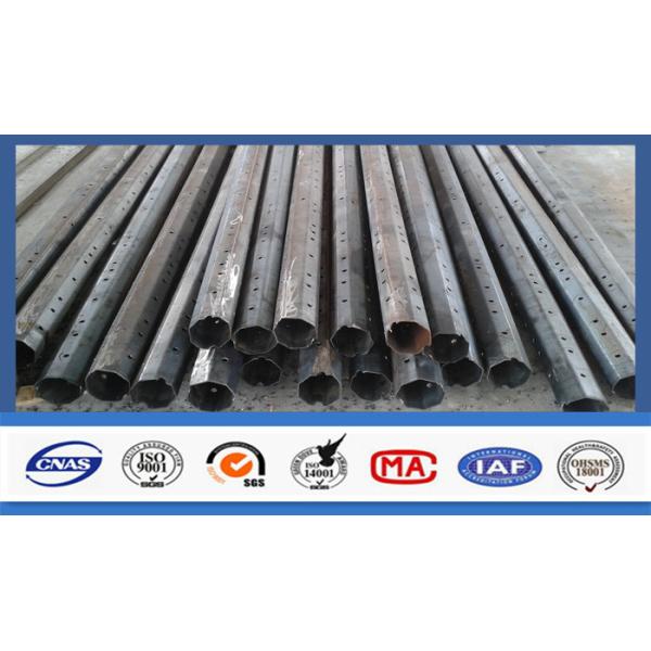 35FT High Electrical Power Pole , Electric Utility Pole For Transmission
