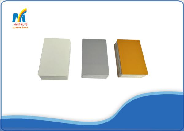Modern Square Metal Business Cards Aluminum With Customized Logo 86*54 Mm
