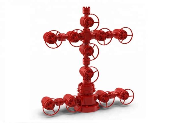 Oil Well Christmas Tree Equipment , Gas Production / Oilfield Christmas Tree API 6A