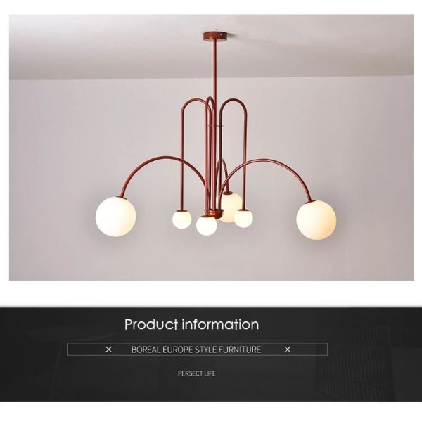 Nordic Minimalist Pendant Light for Living Room Restaurant Lamp（WH-AP-668）