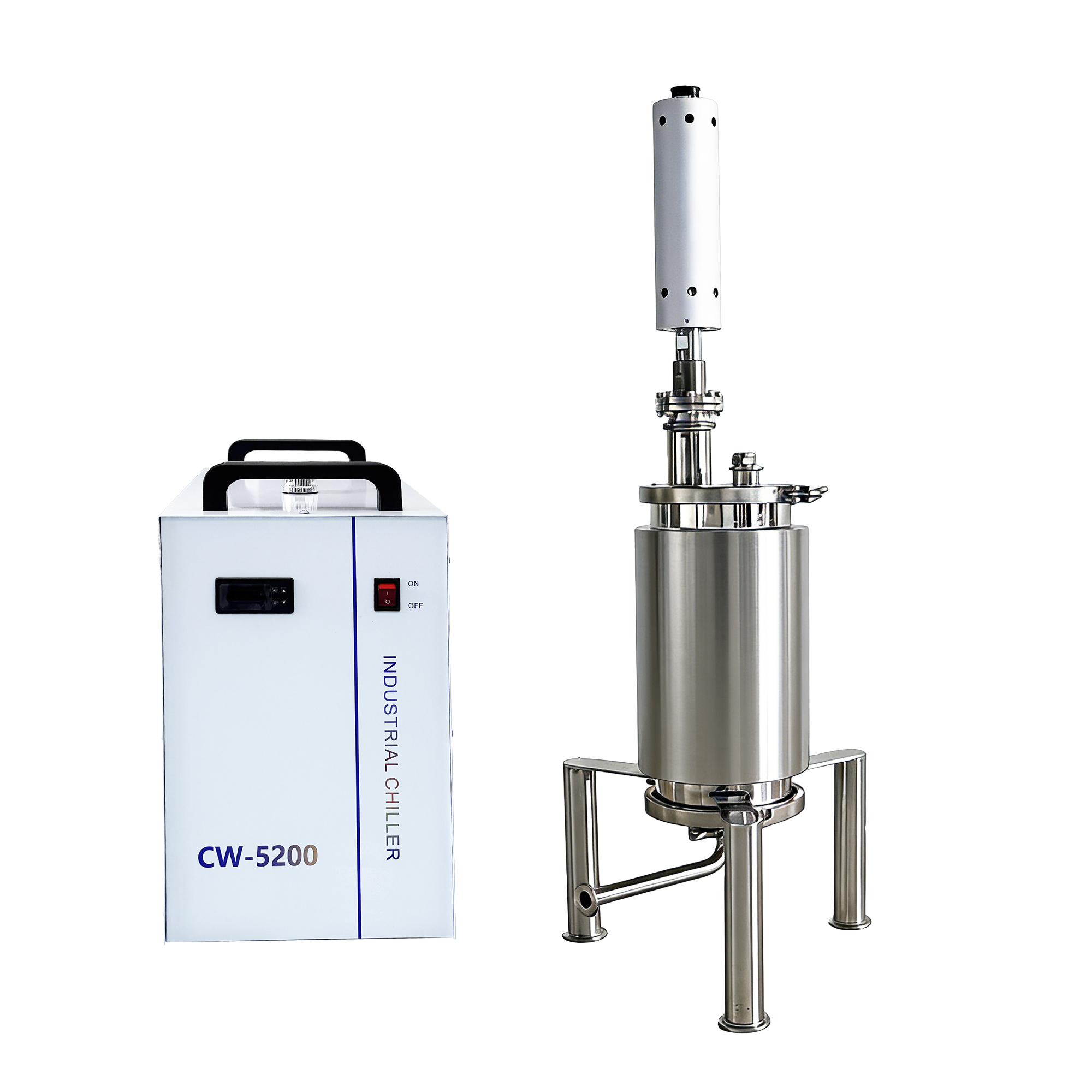 High Power Long Lifespan Ultrasonic Homogenizer Machine Ultrasonic Flow Cell System