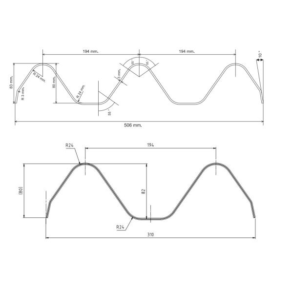2mm-4mm Sheet Thickness W Beam 2 Waves Crash Barrier Guardrail Roll Forming Machine