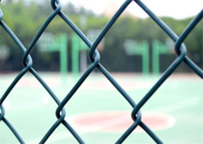 Galvanized Steel Wire Chain Link Woven Fence Fabric 11 Gauge With 30 Meters