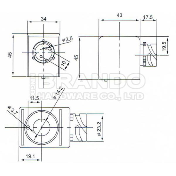 12VDC 24VDC Truck Spare Part Electric Magnetic Solenoid Coil For Air Brake System