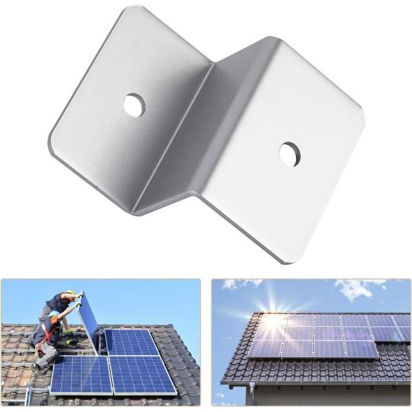 Instalação fácil TALL Z Bracket Solar Panel Brackets para suporte livre de corrosão