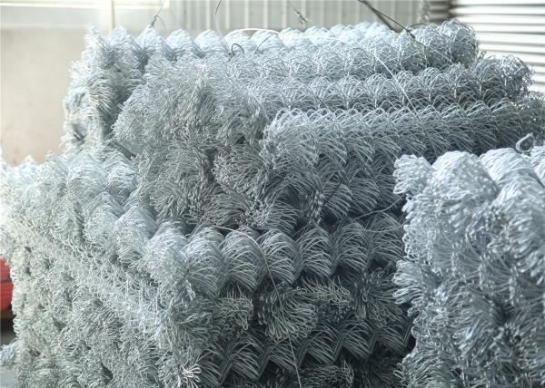Construction Chain Link Fencing Panels OD 32mm*1.6mm 6'x12' 25mm Outer Tube Mesh aperture