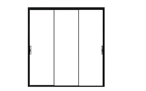 Double Glazed Aluminum Framed Sliding Door For Kitchen Room