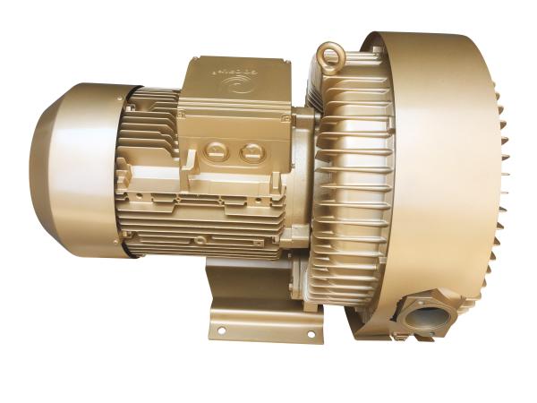 20HP Double Stage Vortex Blower Fan , Side Channel Vacuum Pump High Pressure