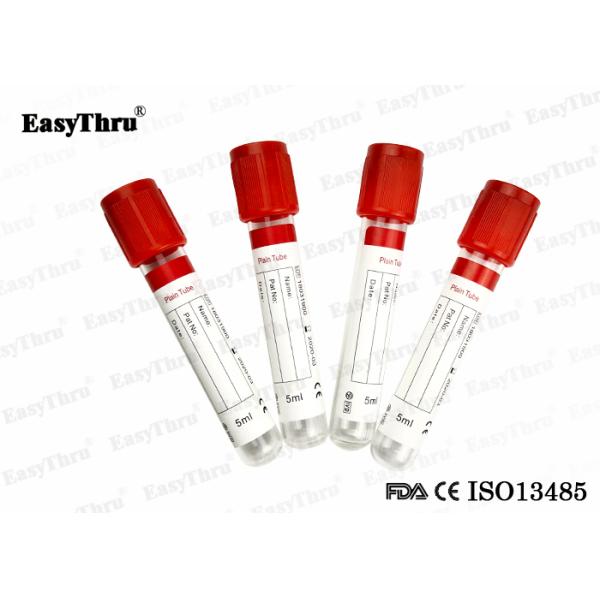 Медицинские вакуумные трубки для сбора проб крови Красная капсула 2 мл-10 мл объем