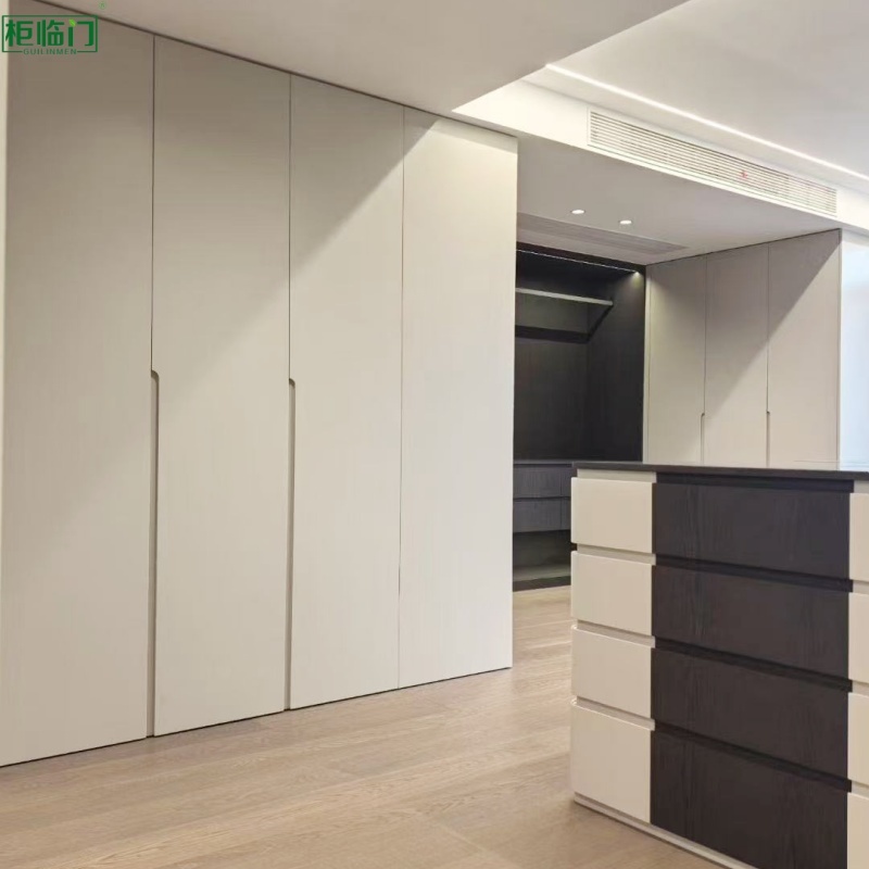 Modern Aluminum Dressing Cabinet Durable Lightweight Wardrobe Cabinet Customized