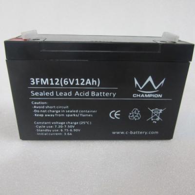 EPS UPS Carbon Lead Acid Battery 6v12ah Agm Leakproof