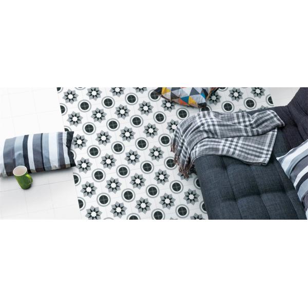 Gray 20x20cm Ceramic Rustic Tile for Hotel Bathroom Floor