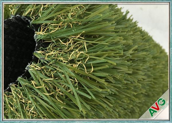 Plastic 4 Tone Natural Landscaping Artificial Grass For Garden Decoration