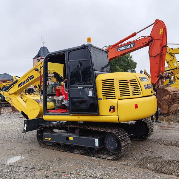 Earthmoving Used Komatsu Excavators Heavy Machine PC70-8 7T