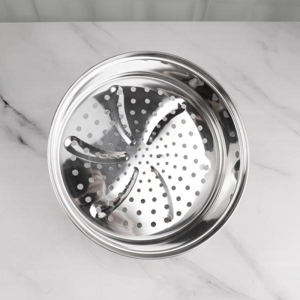 Restaurants Stackable Steamer Pot  28cm Stainless Steel 410