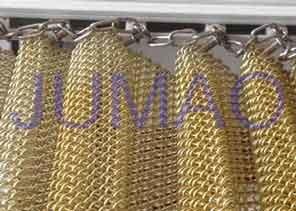 Customized Size Metal Mesh Curtains High Strength Interior Partition Solutions