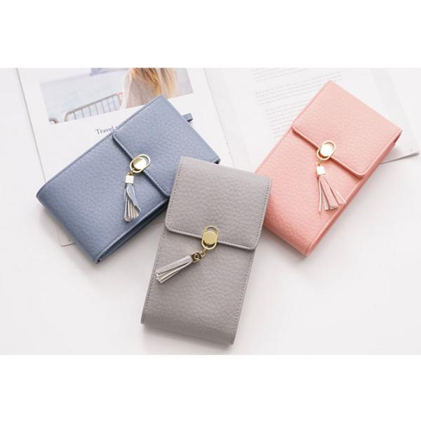 2019 mobile phone tassel lock buckle one shoulder multifunctiona purse small bags