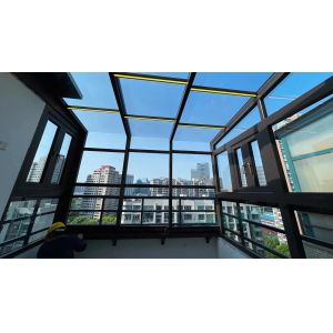 Современный устойчивый к погодным условиям стеклянный дом с алюминиевым сплавом для стильной жизни