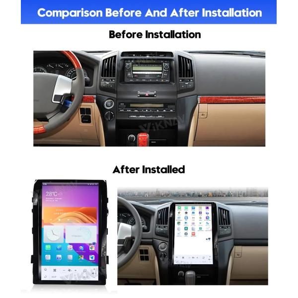 16 дюймовый Android авто стерео для 2010-2013 Toyota Cruiser 128G навигация GPS мультимедийный проигрыватель беспроводной Carplay 4G