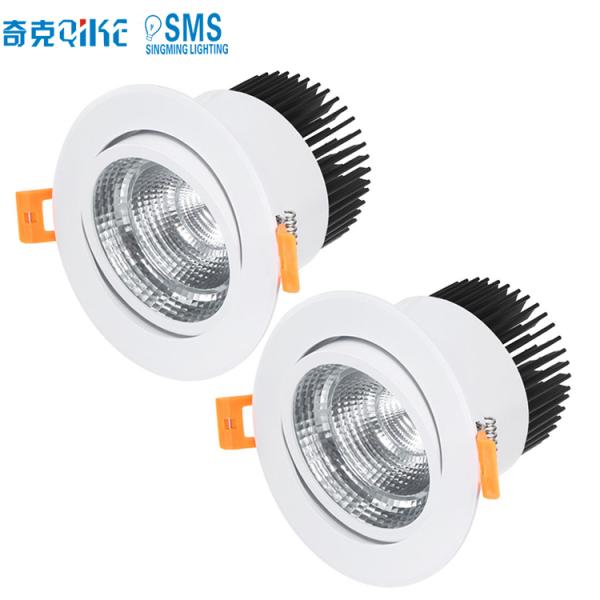 warm white pure white cool white AC85-265V hot sale 700LM 7W COB dimmable led downlight